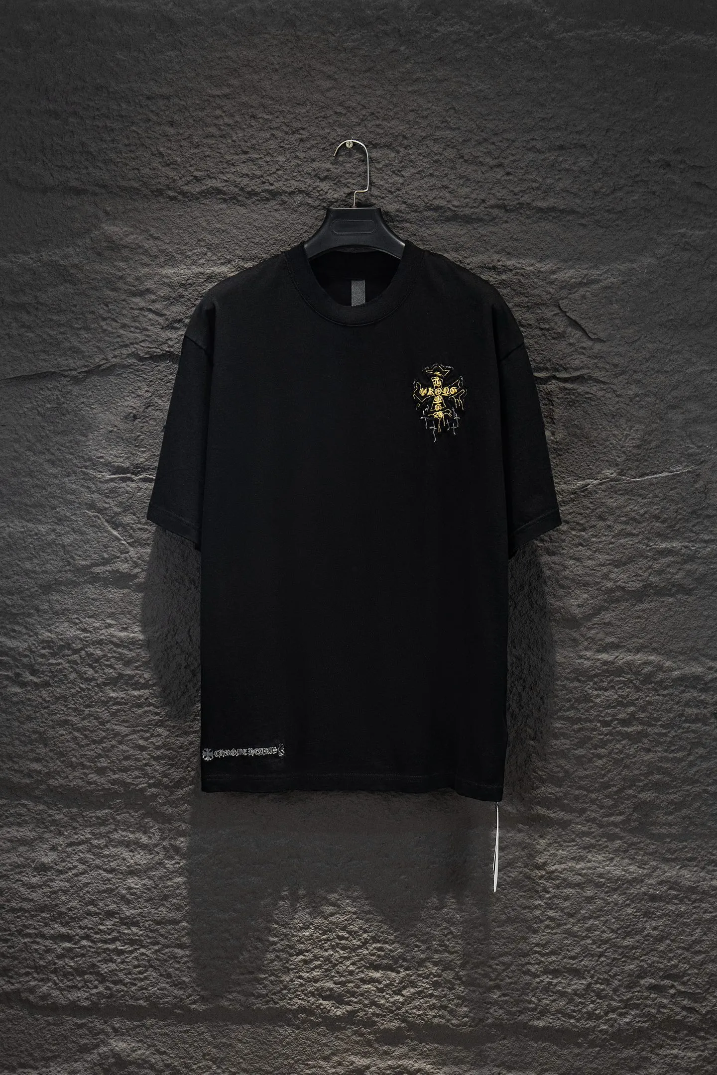 ：7303# 🆕Chromehearts os ， nice✔️ ⚠️100% 32 ， ， ， ！！ ， ！ # # ， ； 。 。 oversize ， ！ ， ！ “ ” 💏 :Black White Gray Size: S M L XL